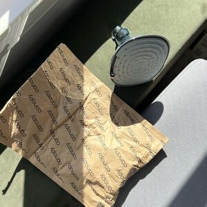 Canopy filtered Chrome Rainfall Showerhead